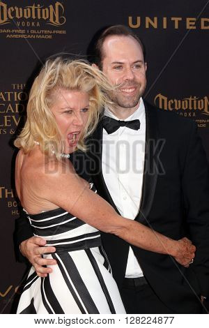 LOS ANGELES - MAY 1:  Alley Mills, Casey Kasprzyk at the 43rd Daytime Emmy Awards at the Westin Bonaventure Hotel  on May 1, 2016 in Los Angeles, CA