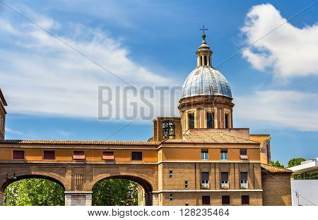 The Church San Rocco in Rome, Italy