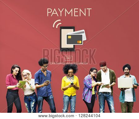Online Payment Money Remittance Transfer Finance Concept