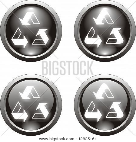 recycle button  or icon