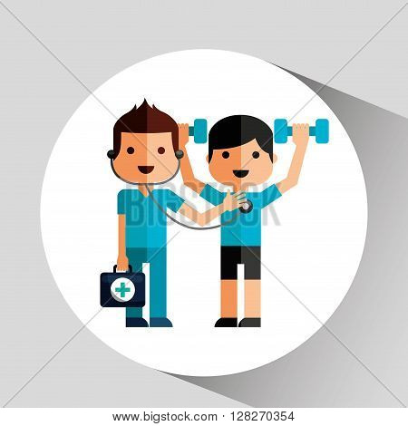 fitness lifestyle  design, vector illustration eps10 graphic