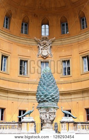 Details of architecture of buildings in the Vatican Rome Italy