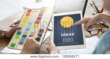 Ideas Knowledge Innovation Aspiration Inspiration Concept