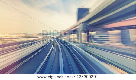 High Speed Technology Concept Via The Kobe Portliner Monorail