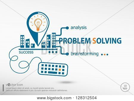 Problem-solving Concept For Application Development, Creative Process.