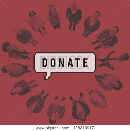 Donate Donation Support Give Helping Concept
