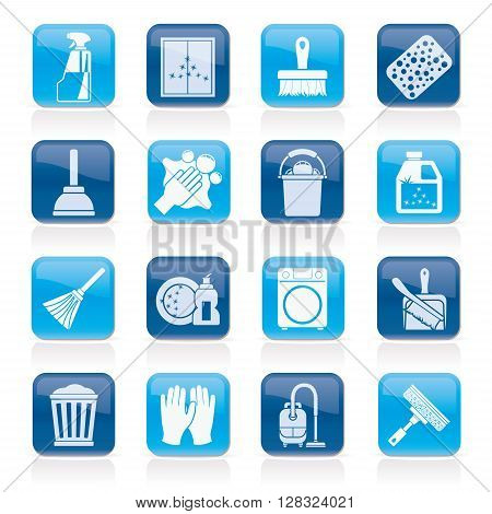 Cleaning and Hygiene icons  - vector icon set