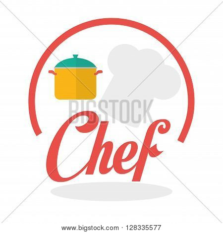 Chef concept with icon design, vector illustration 10 eps graphic.