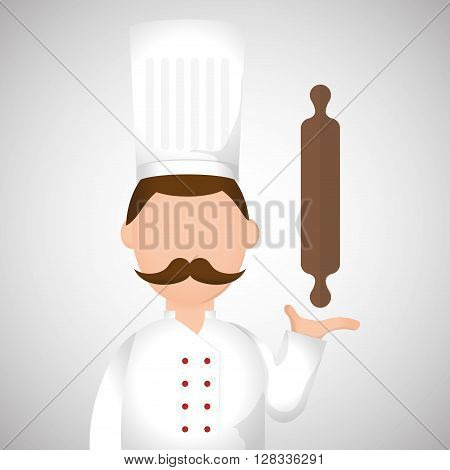 Chef concept with icon design, vector illustration 10 eps graphic.