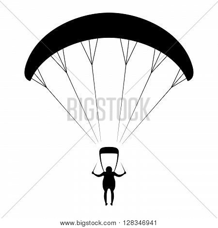 Paraglider in the sky ( shade picture )