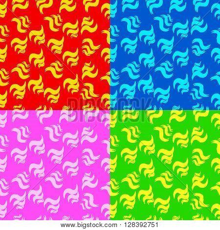 Vector illustration abstract waves background. Line curves in differents tones.