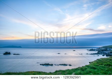 Coastland Of Ireland, Wild Atlantic Way, At Sunrise