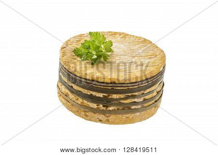 Traditional Livarot Cheese from Normandy call Colonel