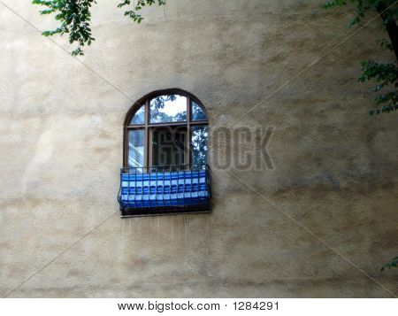 Fenster an Wand