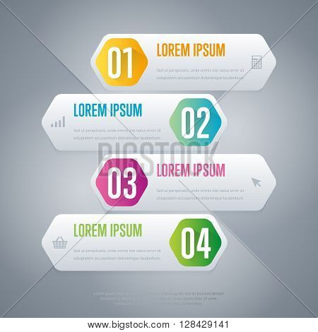 Infographic elements concept. Time line stage. Various business infographic elements. Creative elements. Vector infographic elements. Creative business concept of stage, parts, steps. Business infographic elements. Infographics template.