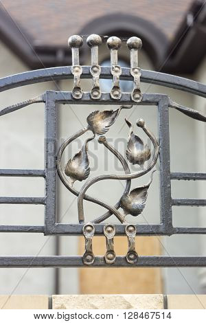 wrought iron ornaments for gates and fence