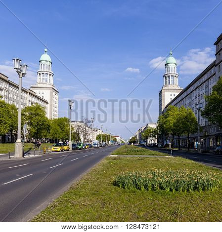 The Frankfurter Tor (frankfurt Gate) In Berlin