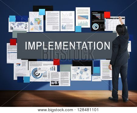Implementation Achieve Effect Installing Perform Concept