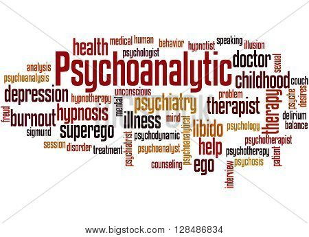 Psychoanalytic, Word Cloud Concept 4