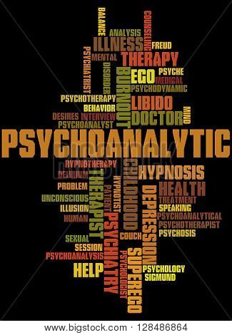 Psychoanalytic, Word Cloud Concept 7