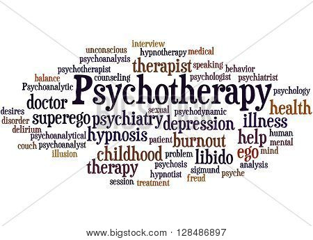 Psychotherapy, Word Cloud Concept