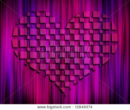 Dark 3D Heart