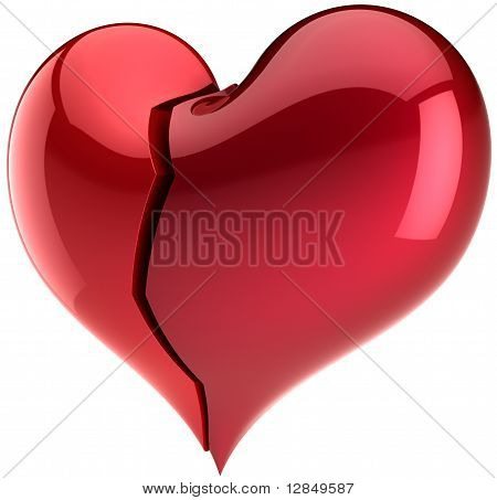 Cuore spezzato tristezza