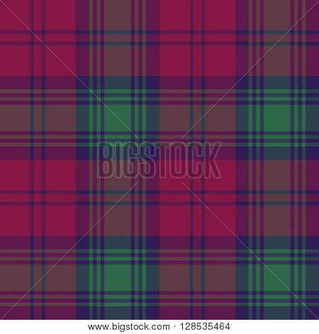 Lindsay tartan fabric texture check pattern seamless.Vector illustration. EPS 10. No transparency. No gradients.