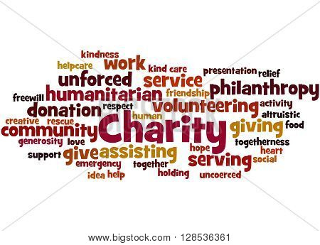 Charity, Word Cloud Concept 2