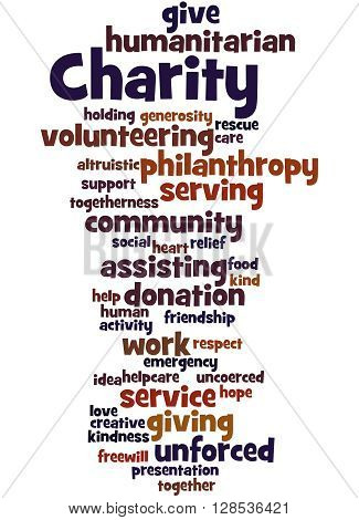 Charity, Word Cloud Concept 4