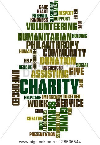 Charity, Word Cloud Concept 9