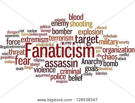 Fanaticism, Word Cloud Concept