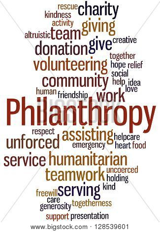Philanthropy, Word Cloud Concept 10