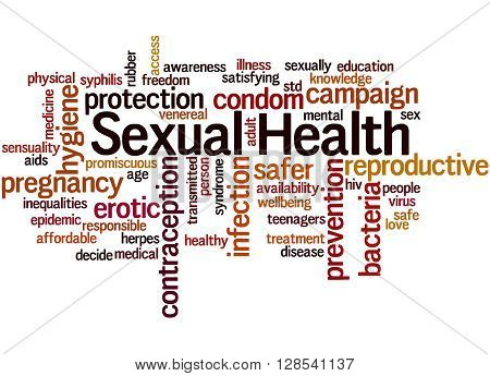 Sexual Health, Word Cloud Concept 8