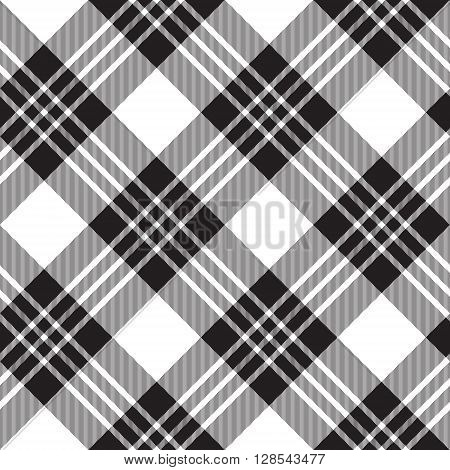 Macgregor tartan diagonal background pattern seamless.Vector illustration. EPS 10. No transparency. No gradients.