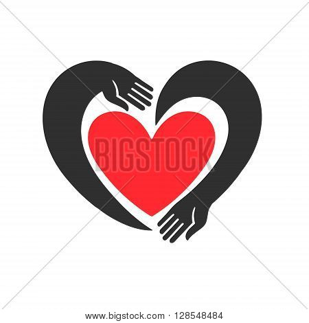 Abstract vector background. Illustration for Valentine's Day