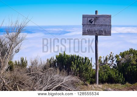 Lookout from Pico Ruivo do Paul Madeira Portugal