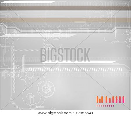 Digital baggrund for techno design. EPS10