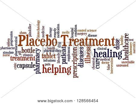 Placebo Treatmen, Word Cloud Concept