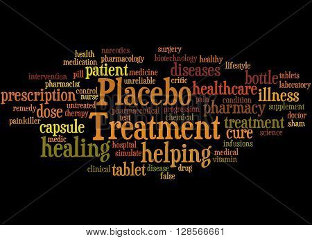 Placebo Treatmen, Word Cloud Concept 8