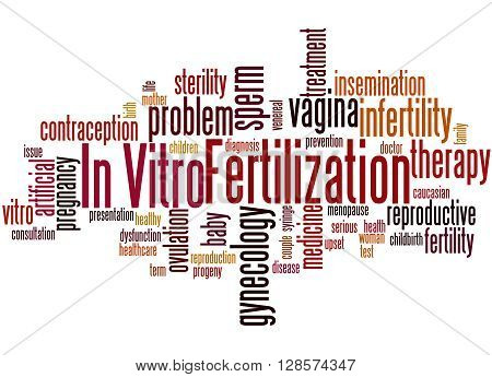 In Vitro Fertilisation, Word Cloud Concept 8