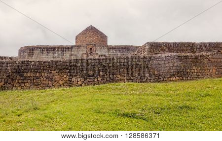 Temple Of The Sun In Ingapirca Ecuador South America