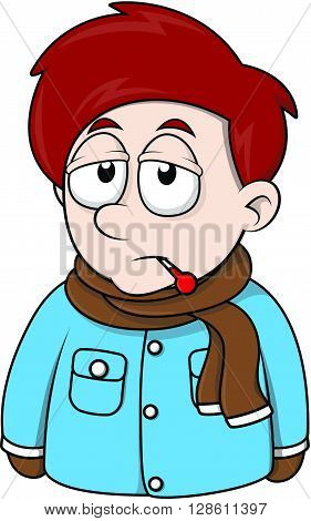 Child fever design illustration .eps10 editable vector illustration design