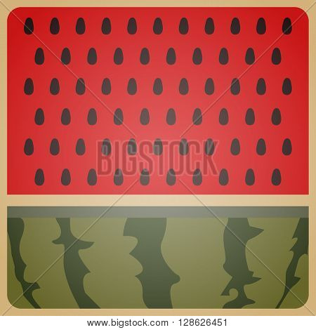 retro fresh watermelon texture pastel vintage style