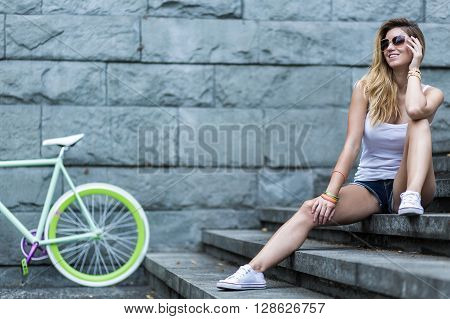 Sitting On The Stairs