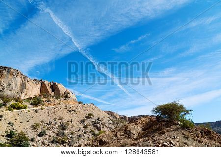 In Oman  The Old Mountain Gorge
