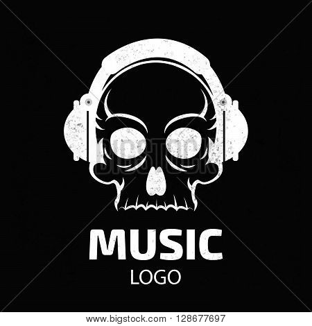 Music Skull Logo