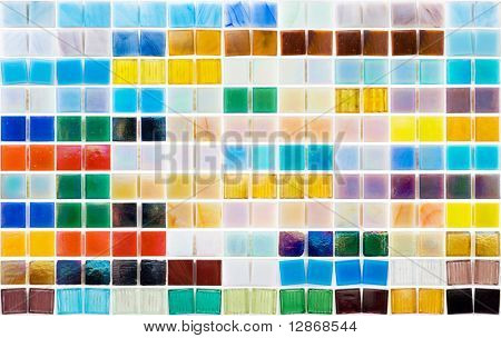 tavolozza di un vetro piastrelle