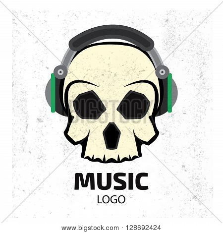 Music Skull Logo