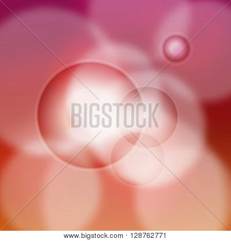 Red Blur Background Abstract Illustration circle teme